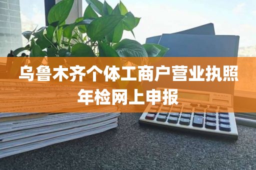乌鲁木齐个体工商户营业执照年检网上申报