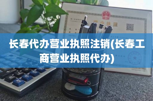 长春代办营业执照注销(长春工商营业执照代办)