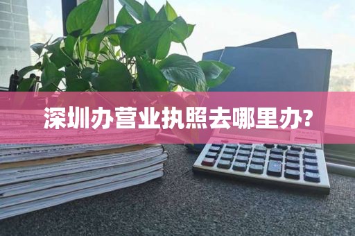 深圳办营业执照去哪里办?