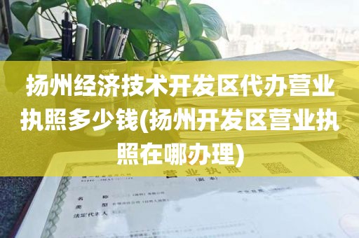 扬州经济技术开发区代办营业执照多少钱(扬州开发区营业执照在哪办理)
